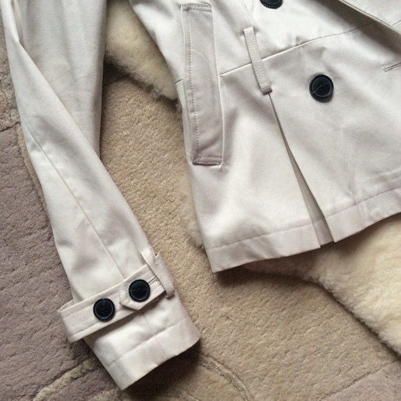 Ben Sherman short trench cream jacket, xs new - Picture 5 of 6